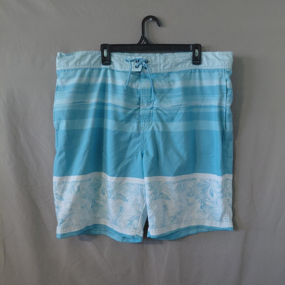 Bass Pro Shop Men Mesh Lined Blue Swim Trunks Shorts XL Swimsuit